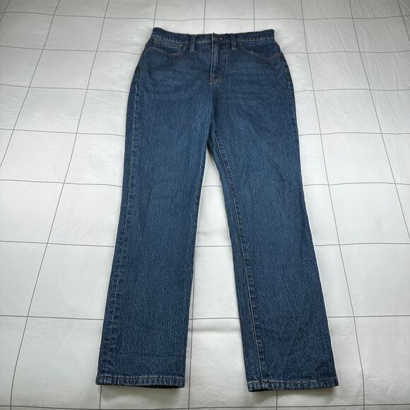 Madewell Jeans Womens 27 Blue Perfect Vintage Haight Wash High Rise Tapered Leg - Picture 2 of 14